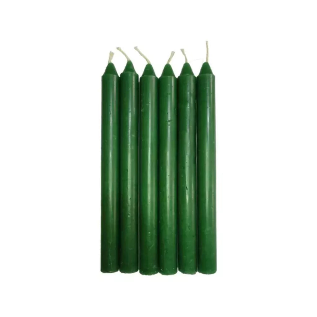 Kit Com 10 Velas Palito Tradicional Várias Cores - 18cm