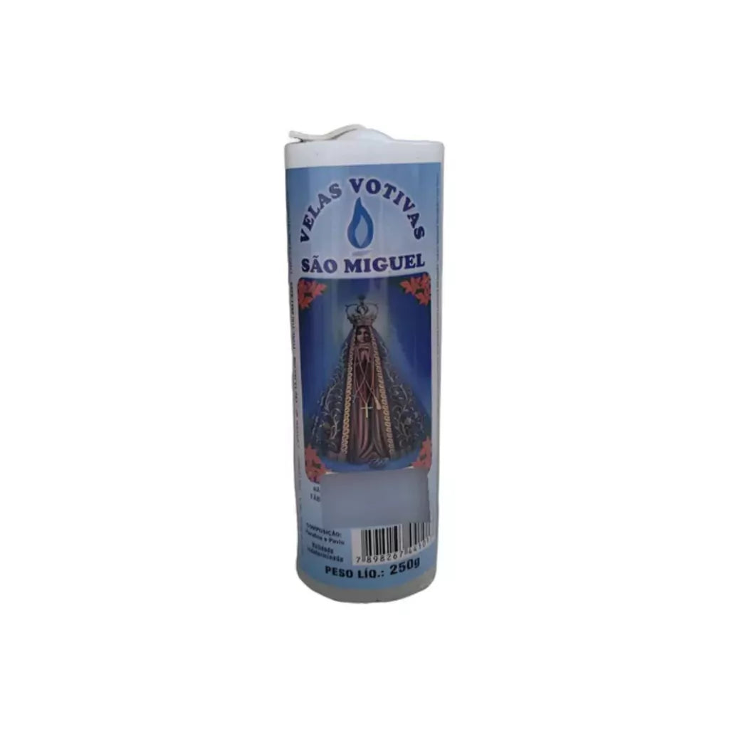 Vela De 7 Dias Imagem Nossa Senhora Aparecida - Kit 4 Unidades