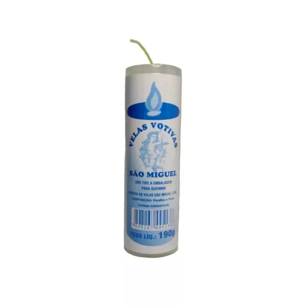 Vela Votiva 190g Branca - 12 Unidades
