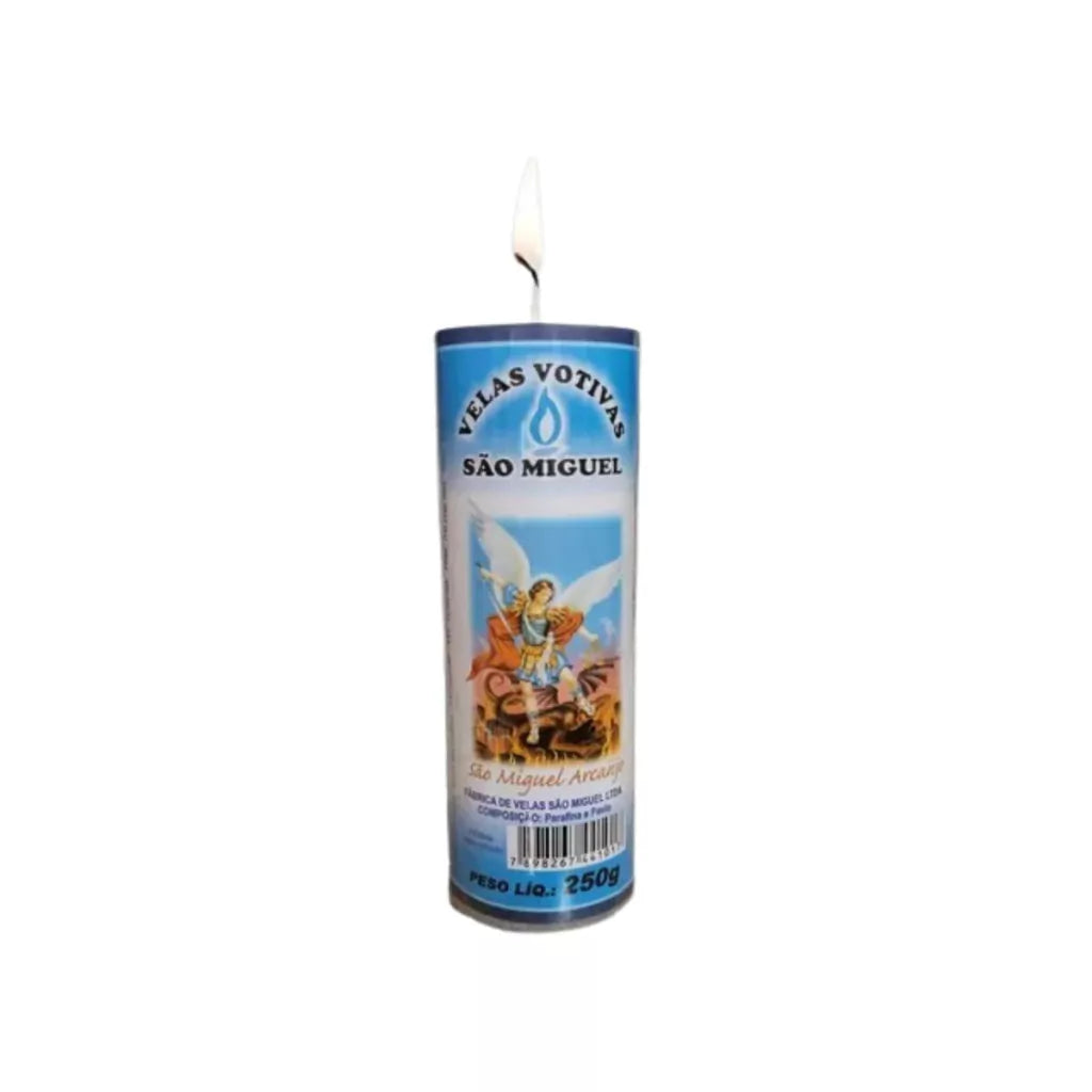 Vela De 7 Dias Imagem São Miguel - Kit 4 Unidades