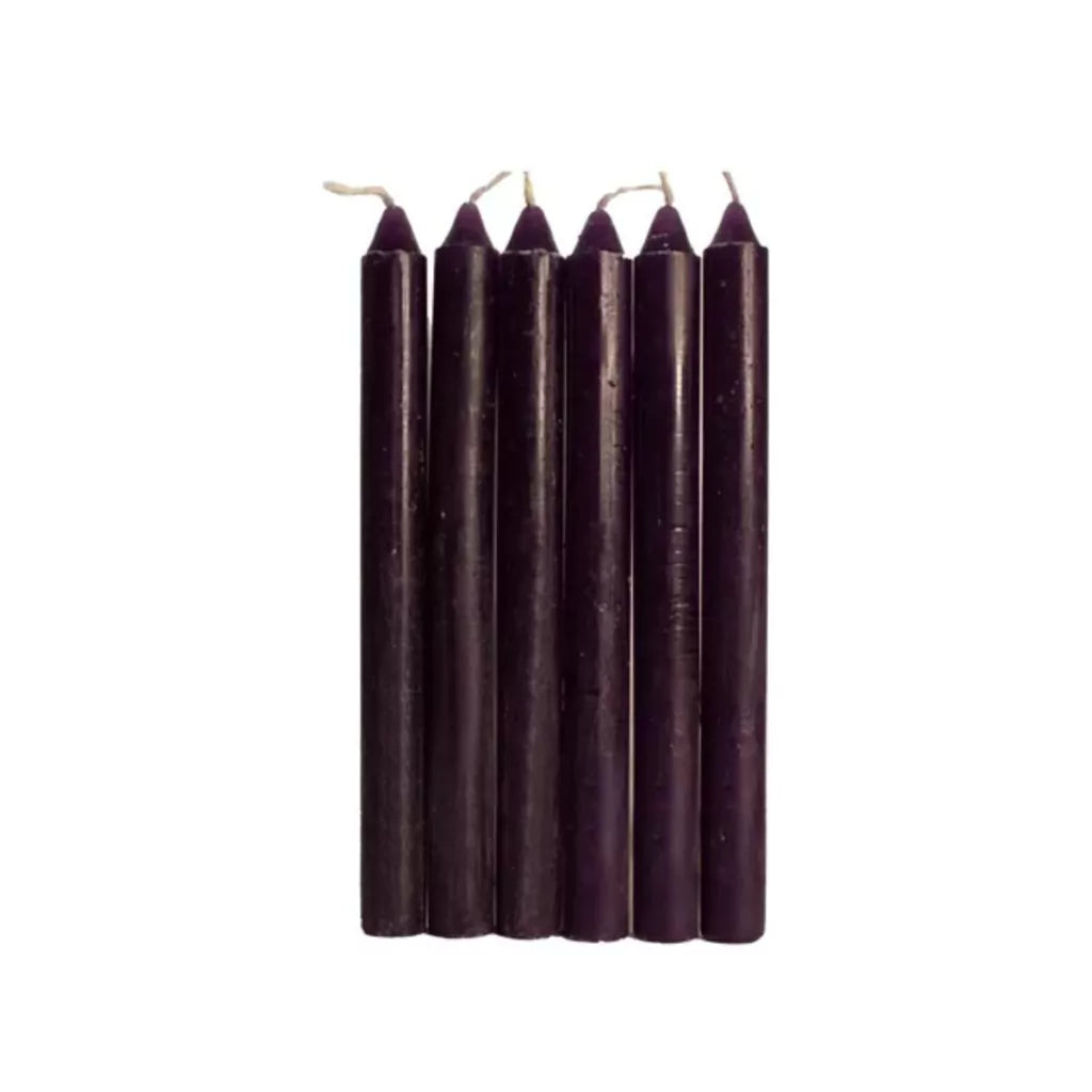 Kit Com 50 Velas Palito Parafina Pura Várias Cores - 18cm